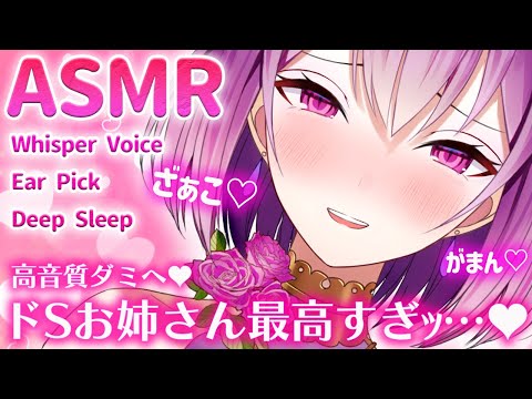 【ASMR/ドM向け】色んなタイプのドSお姉さんに代わる代わるいじめられちゃう…♡睡眠導入/囁き/耳かき/whisper/voice/earcleaning/earpick【YuuRi/Vtuber】