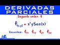 Derivadas parciales de segundo orden | Ejemplo 4