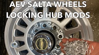AEV Salta wheels locking hubs modification   4K