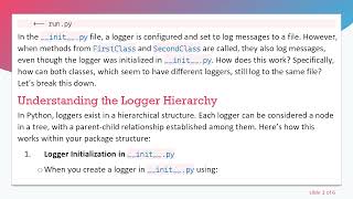 Famous Understanding Python Logging: How Loggers Interact Across Modules Profile