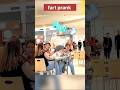 fart prank on girls💨/ girls reaction🤣 #prank #prankgirl #fart #public #reaction #funny #shorts #wft