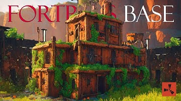 I Built the Most Efficient Fortress Base - Solo Rust (Part 1/2)