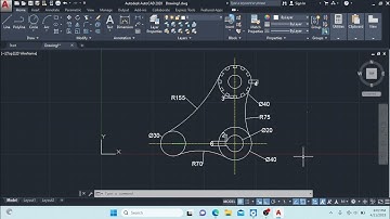 Ex#17 autocad 2020 drawing tutorial in hindi for practice #autocad2020 #autocadforbeginners