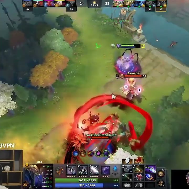 riki dota 2 gameplay by TOPSON #dota2 #topson #shorts #youtubeshorts