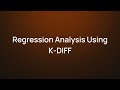 Regression Analysis Using K DIFF