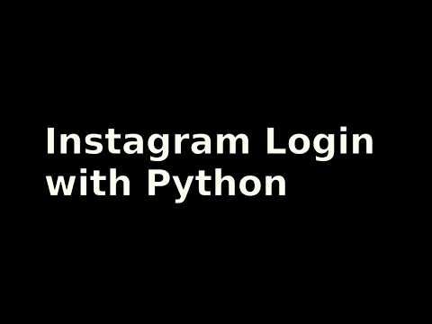 Python3 - Instagram Login with Requests Library