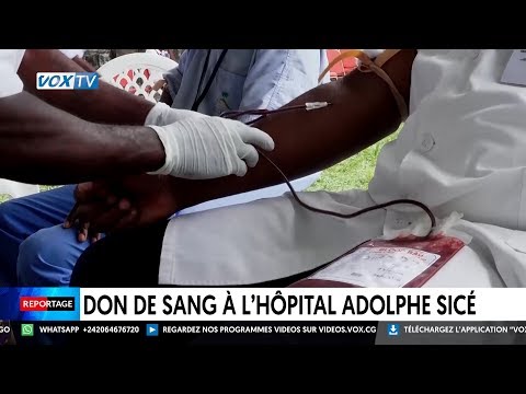 Don De Sang À L'hôpital Adolphe Sicé