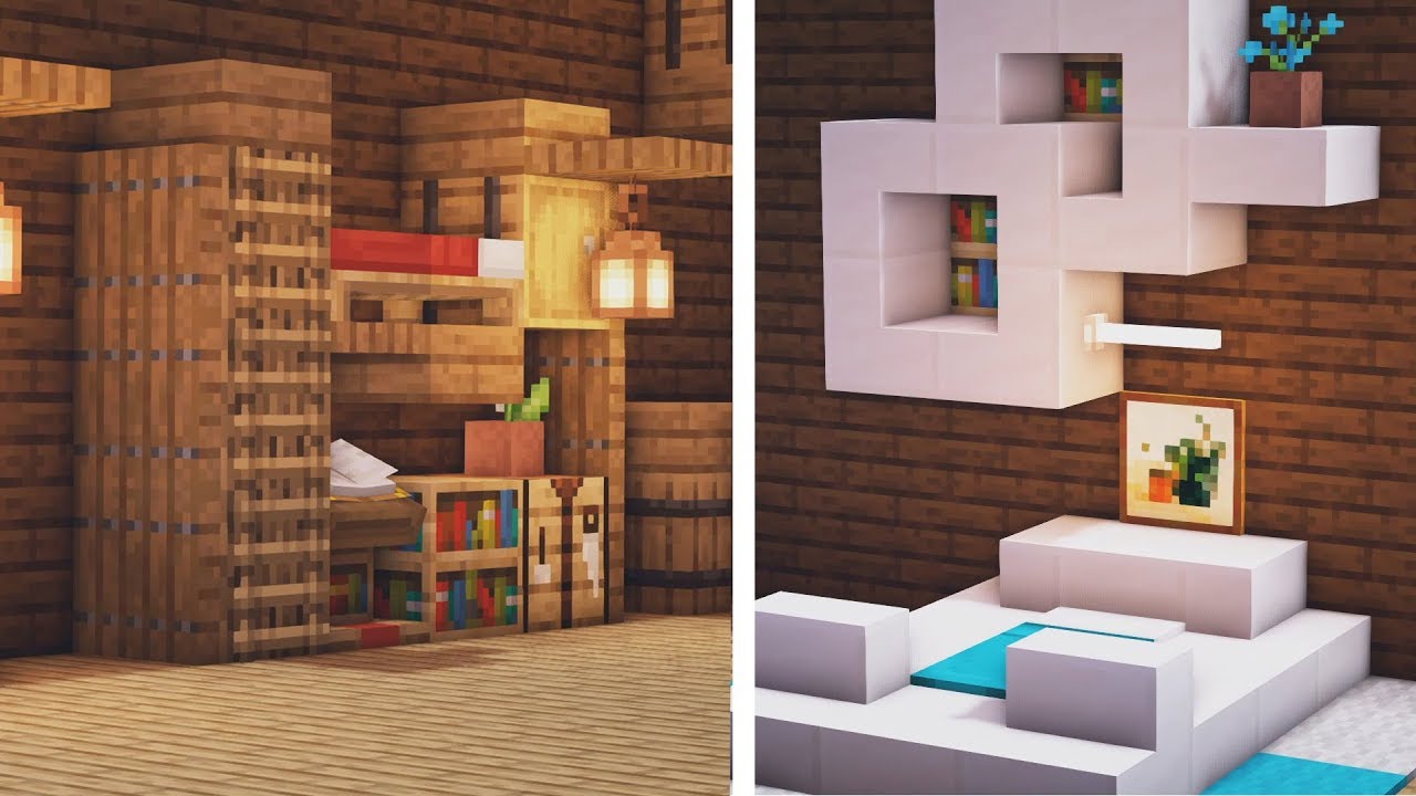 How To Make A Really Cool Bed In Minecraft - Bed Western