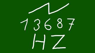 13687 hz saw