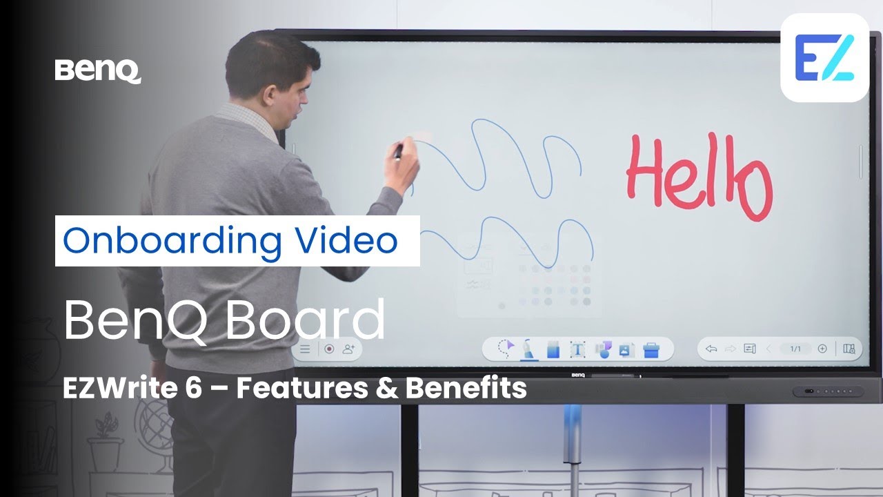 Interactive Display Onboarding Video - EZWrite 6