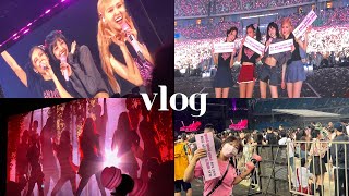 v l o g /.black pink concert vlog 🩷