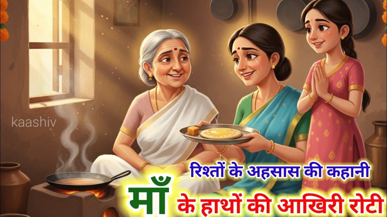 मां के हाथों की आखिरी रोटी 🌸The Last Roti Made by a Mother 🌸---