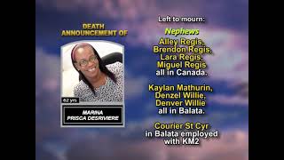 Marina Prisca Desriviere Long Obituary