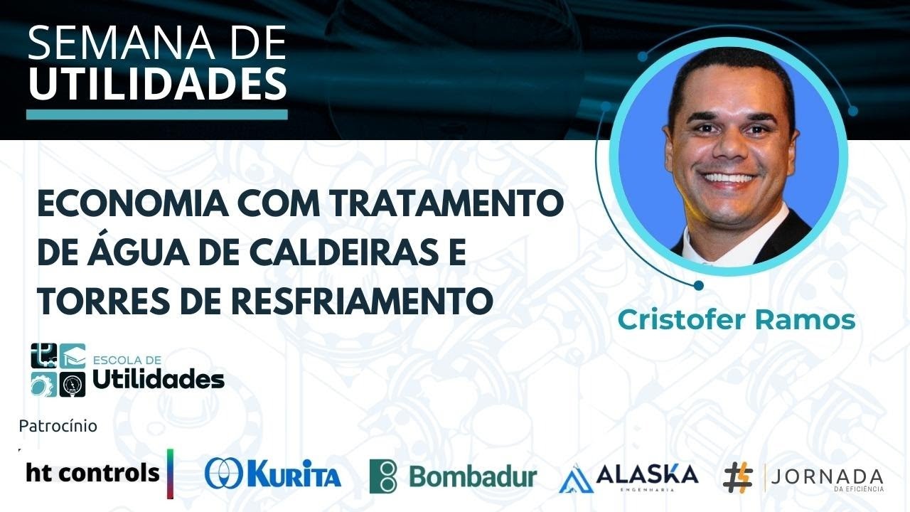 Economia com tratamento de água de caldeiras e torres de resfriamento