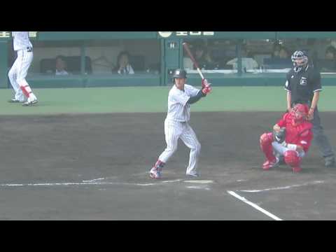 H28.05.21　7回裏　1死1塁から板山ヒット　投手：永川ピンチ広げる　阪神×広島　甲子園