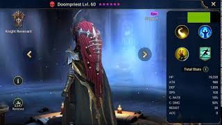 Raid Shadow Legends Hero Showcase Doompriest lv 60