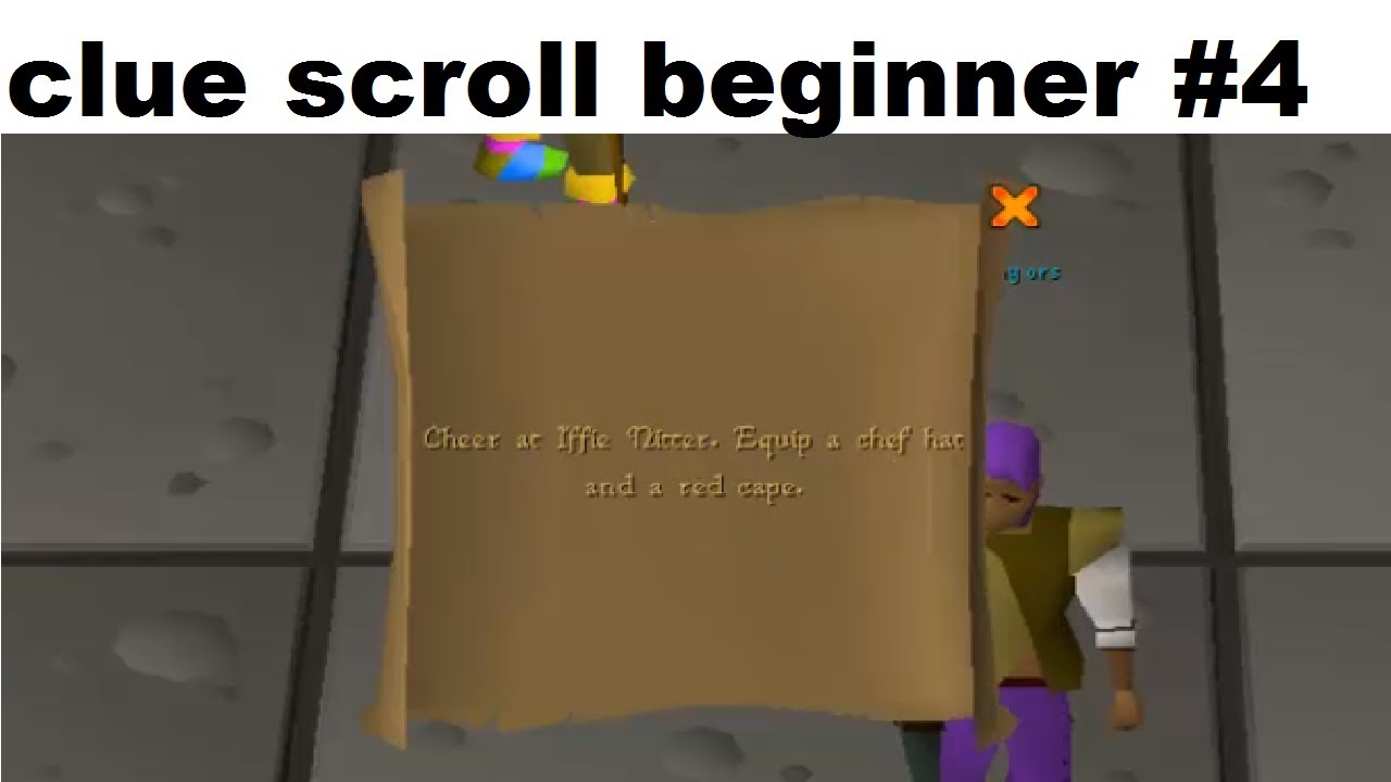 osrs clue scroll BEGINNER 4 runescape español YouTube