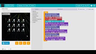 Create a dance party scene|code.org|Tech code