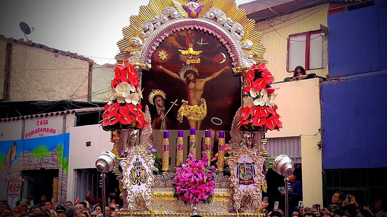 PRIMER RECORRIDO PROCESIONAL DEL SEÑOR DE LOS MILAGROS DE NAZARENAS 05/10/2019
