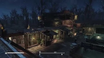 Fallout 4 - Settlement Building - The Slog Market Town (In Progress)