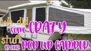 Pop Up Camper Reno and Tour