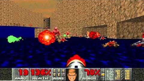 [Doom 2] Doom Core - Map 19 (Mountain Stronghold) UV-Max in 13:05