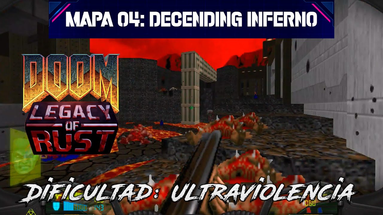 Doom Legacy of rust - Episodio 1: The vulcan abyss - Mapa 04: Decending ...