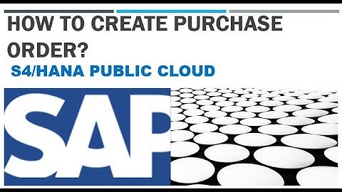How to create Purchase Order in SAP S4 Hana Public Cloud #sap #sapfiori #publiccloud #s4hana #sapmm