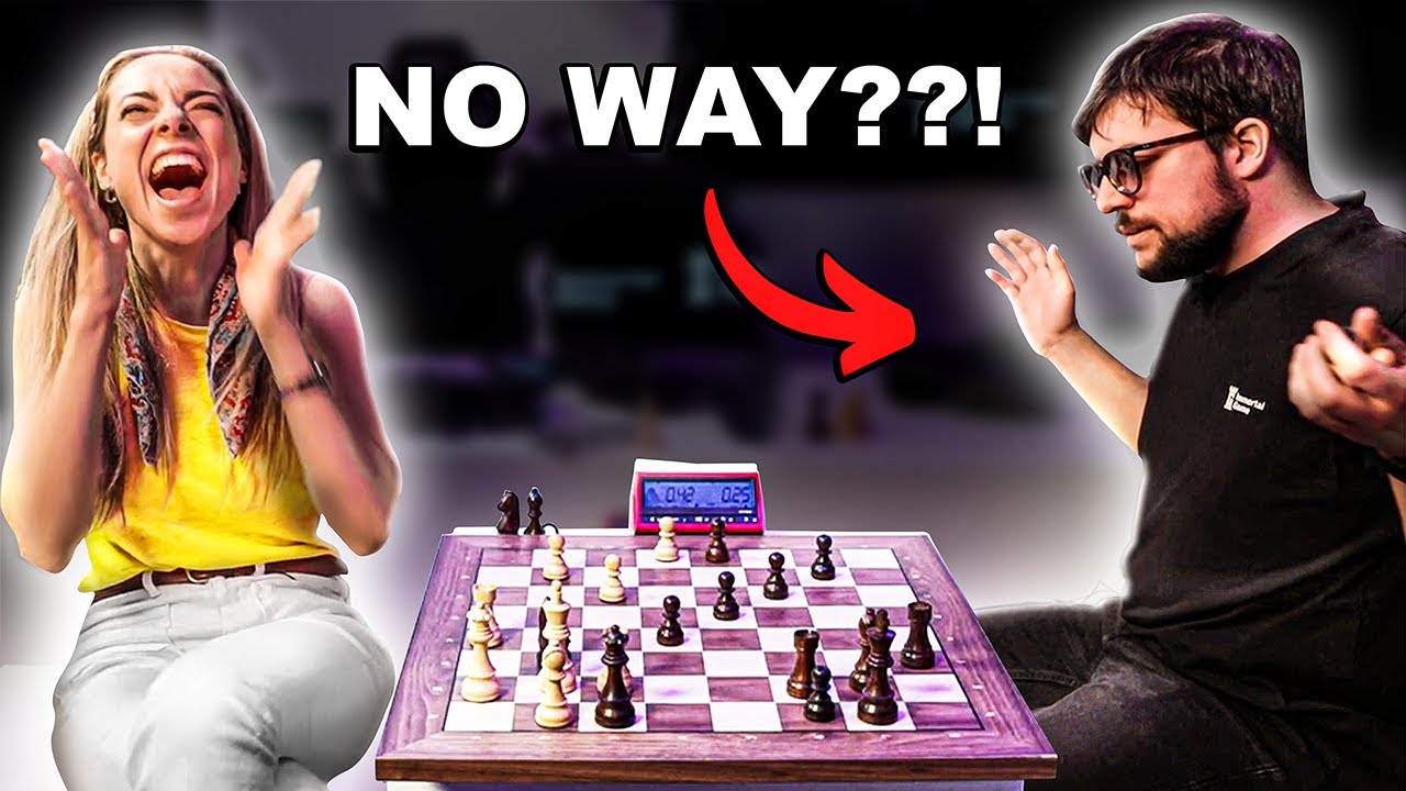Dina Belenkaya on X: Tricked this Grandmaster into playing my