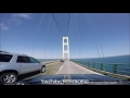 Driving Over Mackinac Bridge, MI