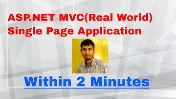 ASP.NET MVC Single Page Application(Within 2 Minutes)[Udemy]