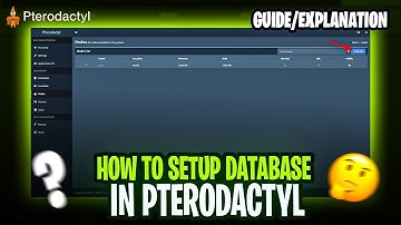 How to set up a database in Pterodactyl Panel 2024 Tutorial