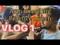 Arm wrestling practice matches at amritsar gym  sahil punjab police