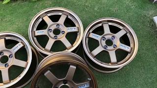 Velg Volk Rays TE37 Ring15 BARU brio agya ayla city yaris ferio estilo civic vtis