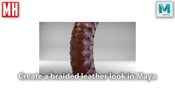Building a 3D asset library Part 4 : Braided Leather