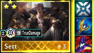 9 TrueDamage The Boss Sett - ONE TRUE PUNCH | 4 Mosher Sett ⭐⭐⭐ 3 Star | TFT SET 10