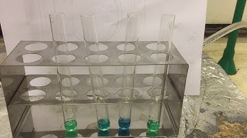 NIckel Complex Ligand Displacement reaction with ethylenediamine
