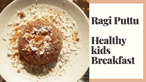 Ragi Puttu Recipe // Finger Millet Puttu // Easy Indian Breakfast Recipes // Ragi Recipes in Tamil