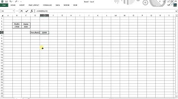 Como somar, subtrair, multiplicar e dividir Excel