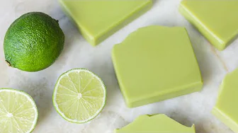 Luxurious lime soap🍋‍🟩 A natural homemade recipe