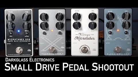 Do All Darkglass Pedals Sound The Same?  (Small Drive Pedal Shootout)