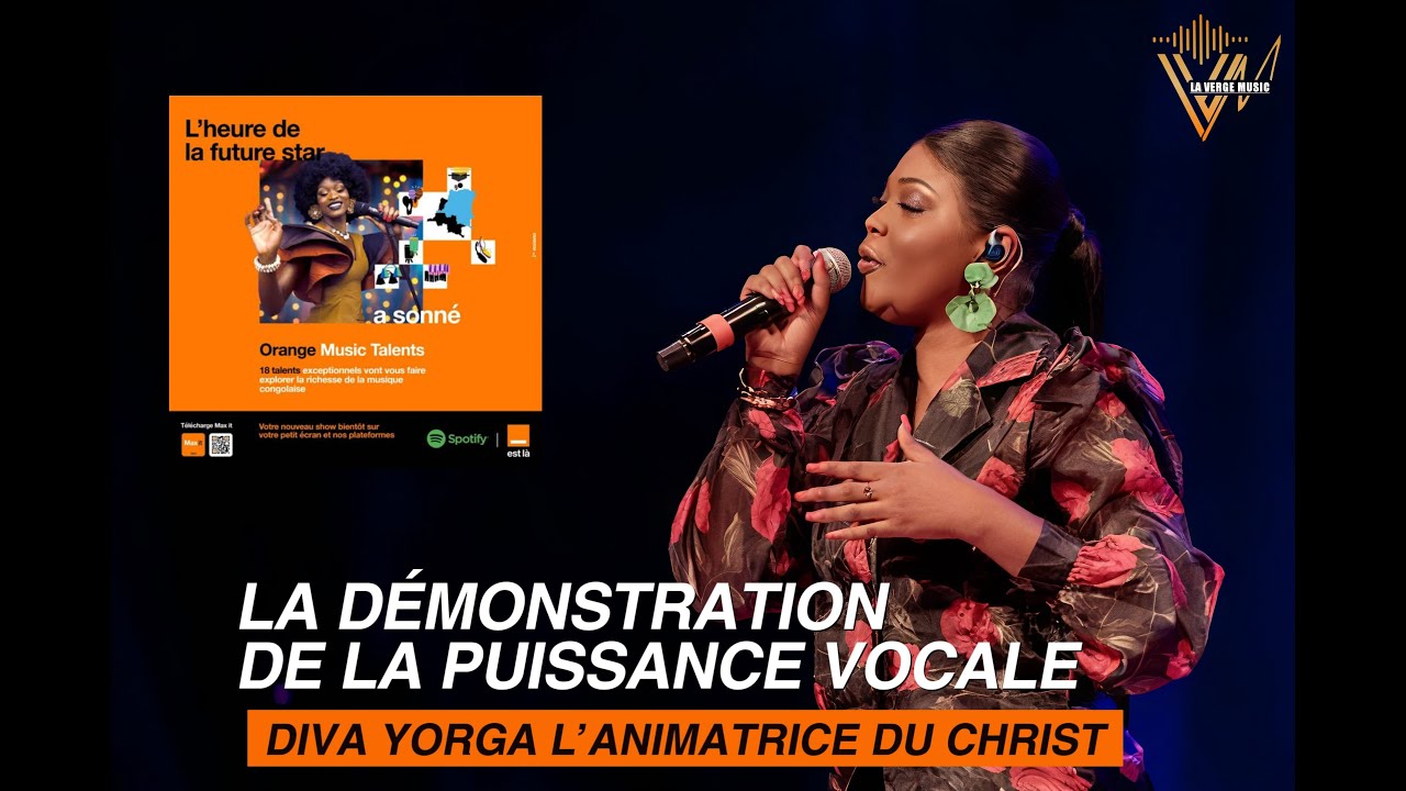 LA VOIX PUISSENTE GOSPEL DIVINA YORGA QUI VIBRE DANS MARIE MISAMU ORANGE MUSIC TALENTS RDC PRIME 1