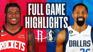 Dallas Mavericks vs Houston Rockets Full Game Highlights | Nov 16 | NBA Season 2022-23