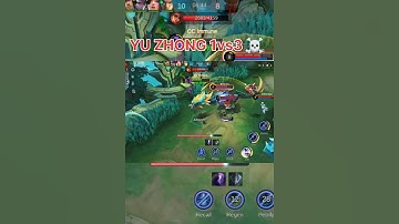 YU ZHONG BEST MVP #mobilelegends #mlbb #moba5v5 #shorts #ytshorts