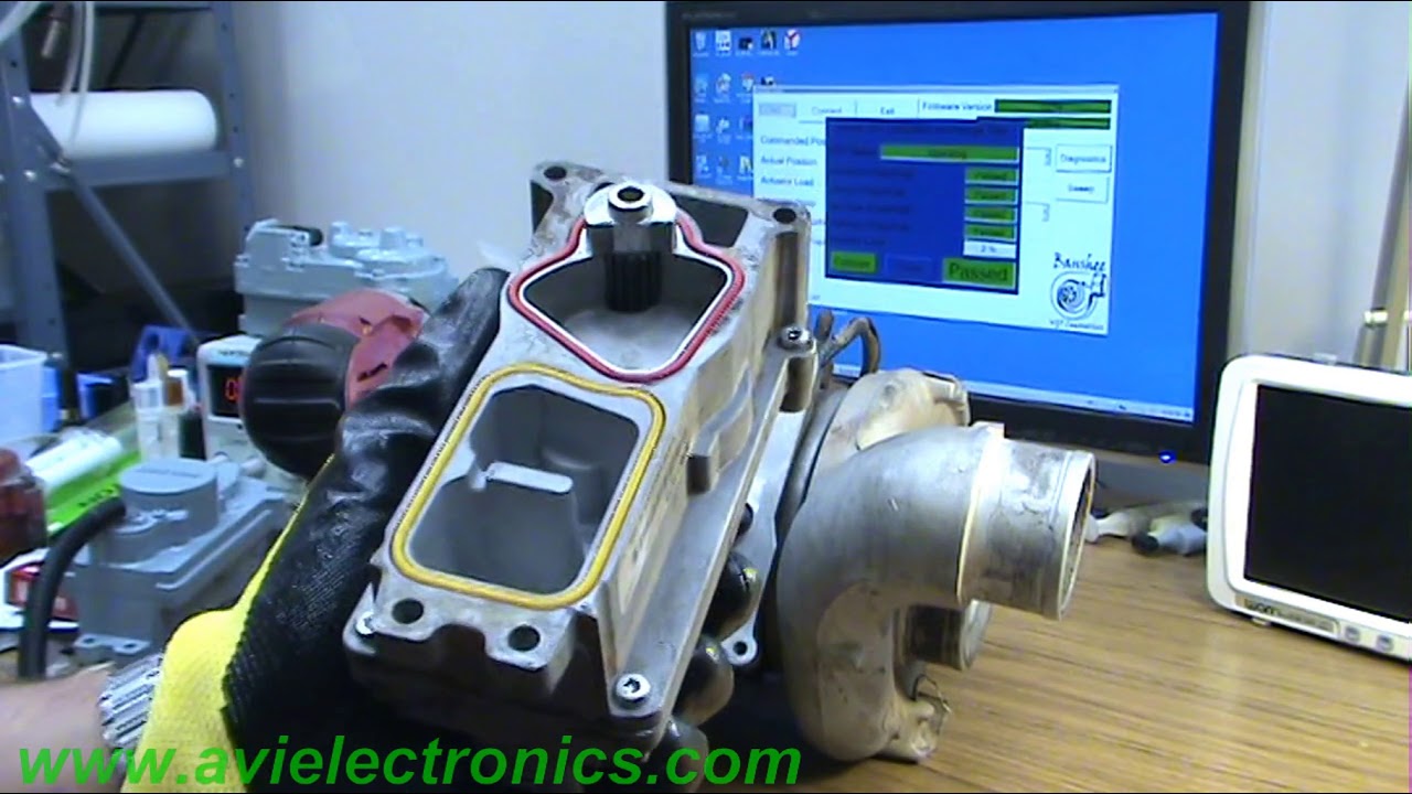 How to check a turbo HE351VE Dodge Ram 2011 and calibration procedure. - YouTube