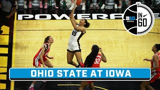 Ohio State at Iowa | Mar, 4, 2024 | B1G Basketball in 60