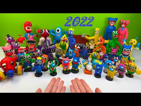 All my Figurines made in 2022 ► Poppy Playtime, Roblox, Minions and Among Us | EASY Clay Review