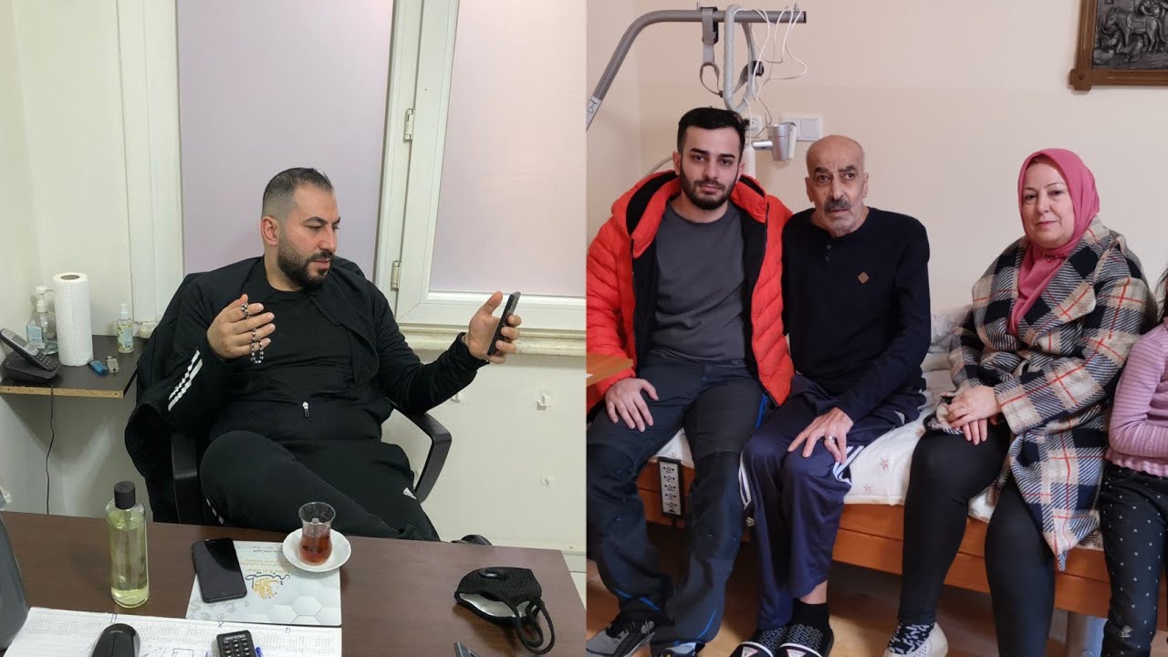 جوان ابني حكى مع ابوه ورحنا زيارة ع مشفى لعند ابو جوان😘