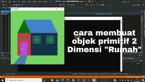 Cara membuat objek 2 Dimensi menggunakan Visual Studio 2019