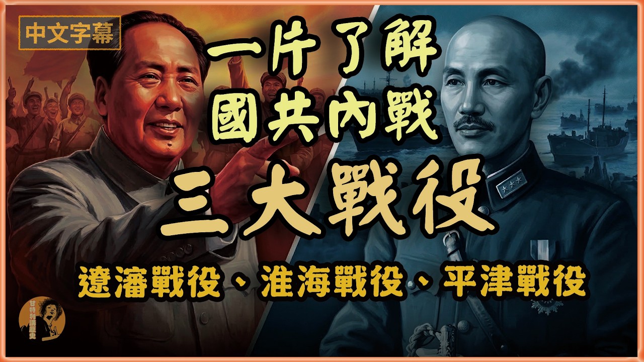 國共三大戰役合集】45分鐘一片了解「遼瀋戰役」、「淮海戰役」和「平津